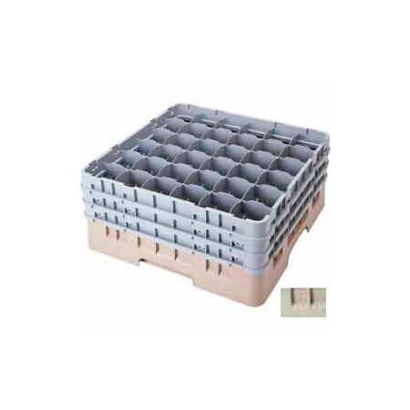 Cambro Cambro - Camrack  Glass Rack 36 Compartments 3-5/8" Max. Height Beige NSF 36S318184